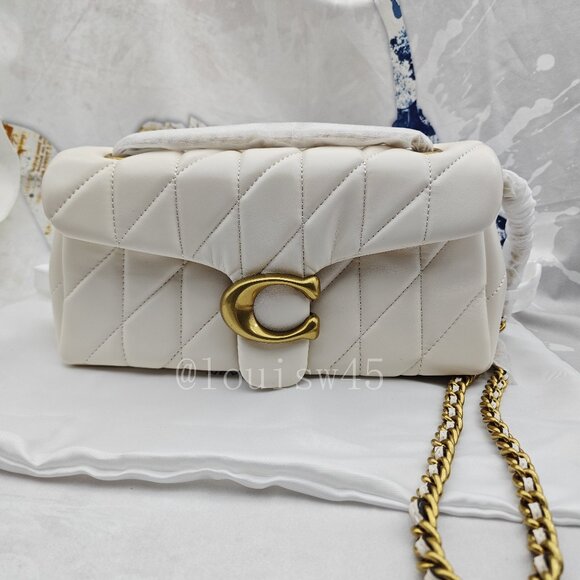 Coach tabby shoulder bag 26 with quilting - Picture 1 of 16